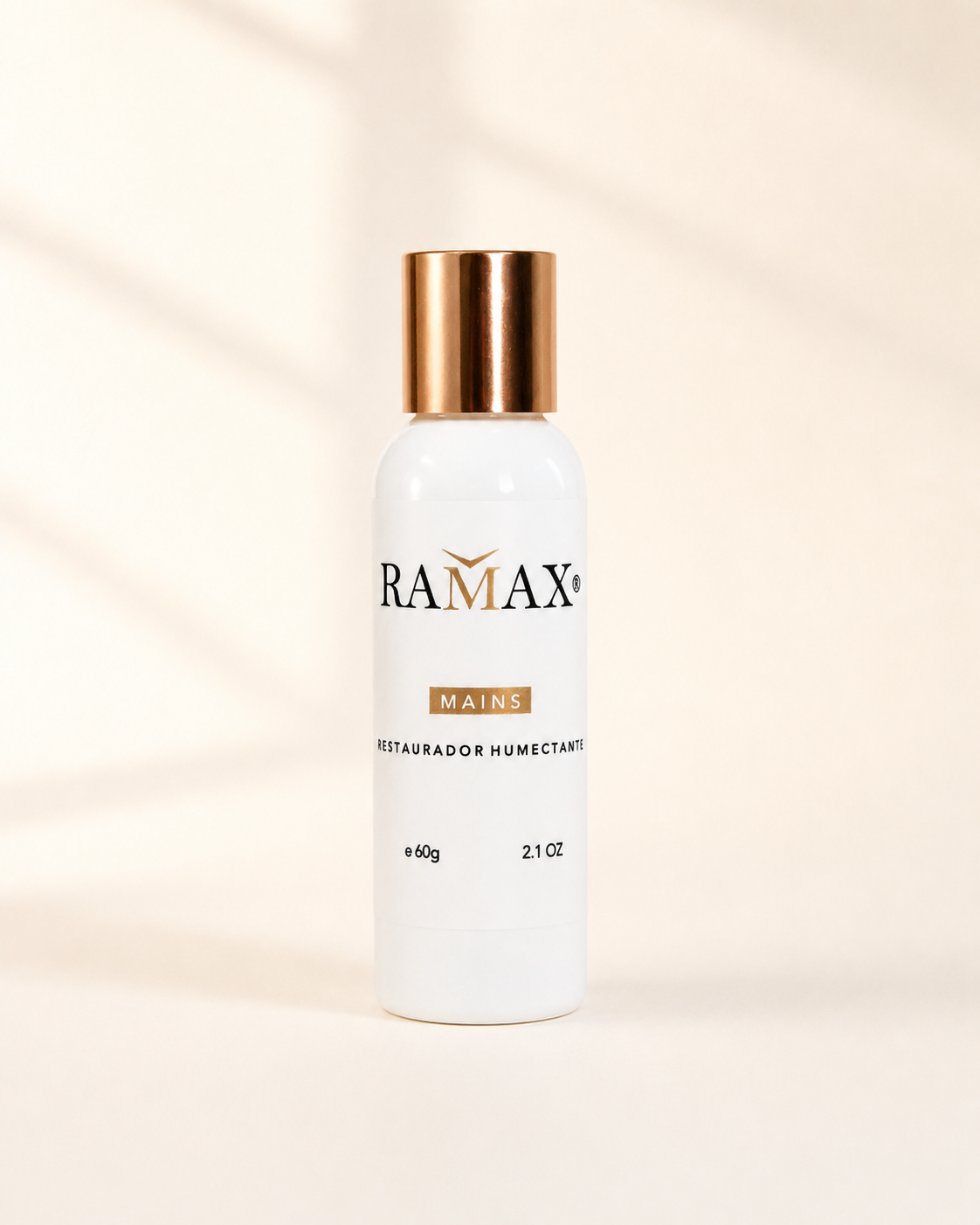 Frasco blanco con tapa metálica RAMAX Mains, restaurador humectante, 60 g